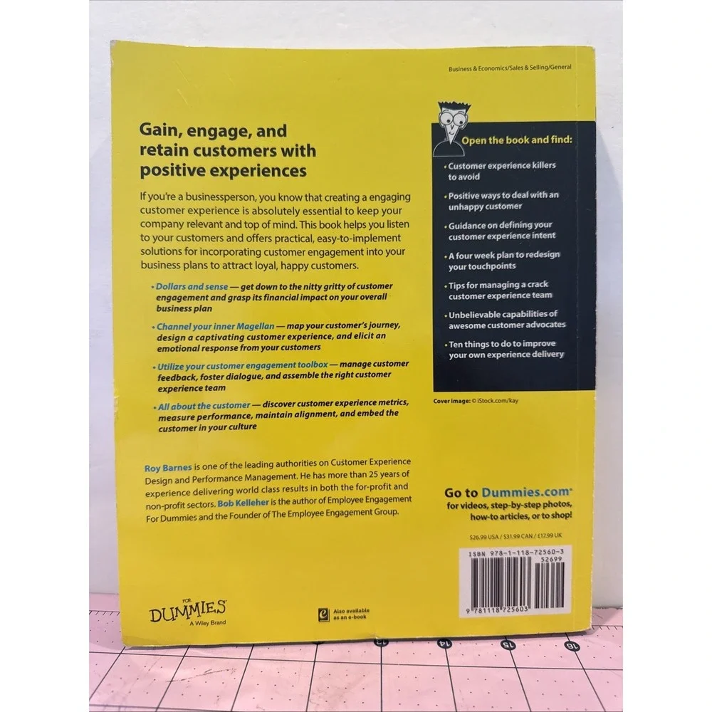 Customer‎ Experience For Dummies A Wiley Brand